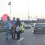 جمع آوری متکدیان و دستفروشان آزادراه کرج-تهران