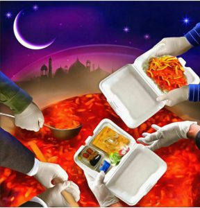 توزیع ۱۶۰ هزار پرس غذای گرم بین مددجویان و نیازمندان البرز