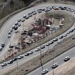 ترافیک سنگین در محور چالوس و آزادراه تهران – شمال